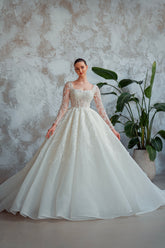 Kabarık Etekli Prenses Gelinlik